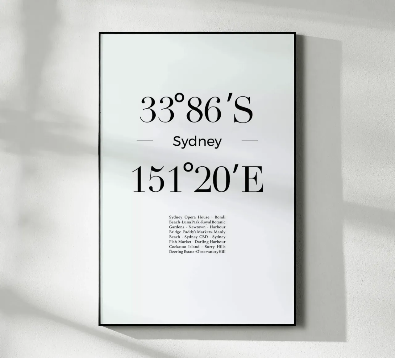 Sydney product.type.acrylglas common.byCreator Studio One