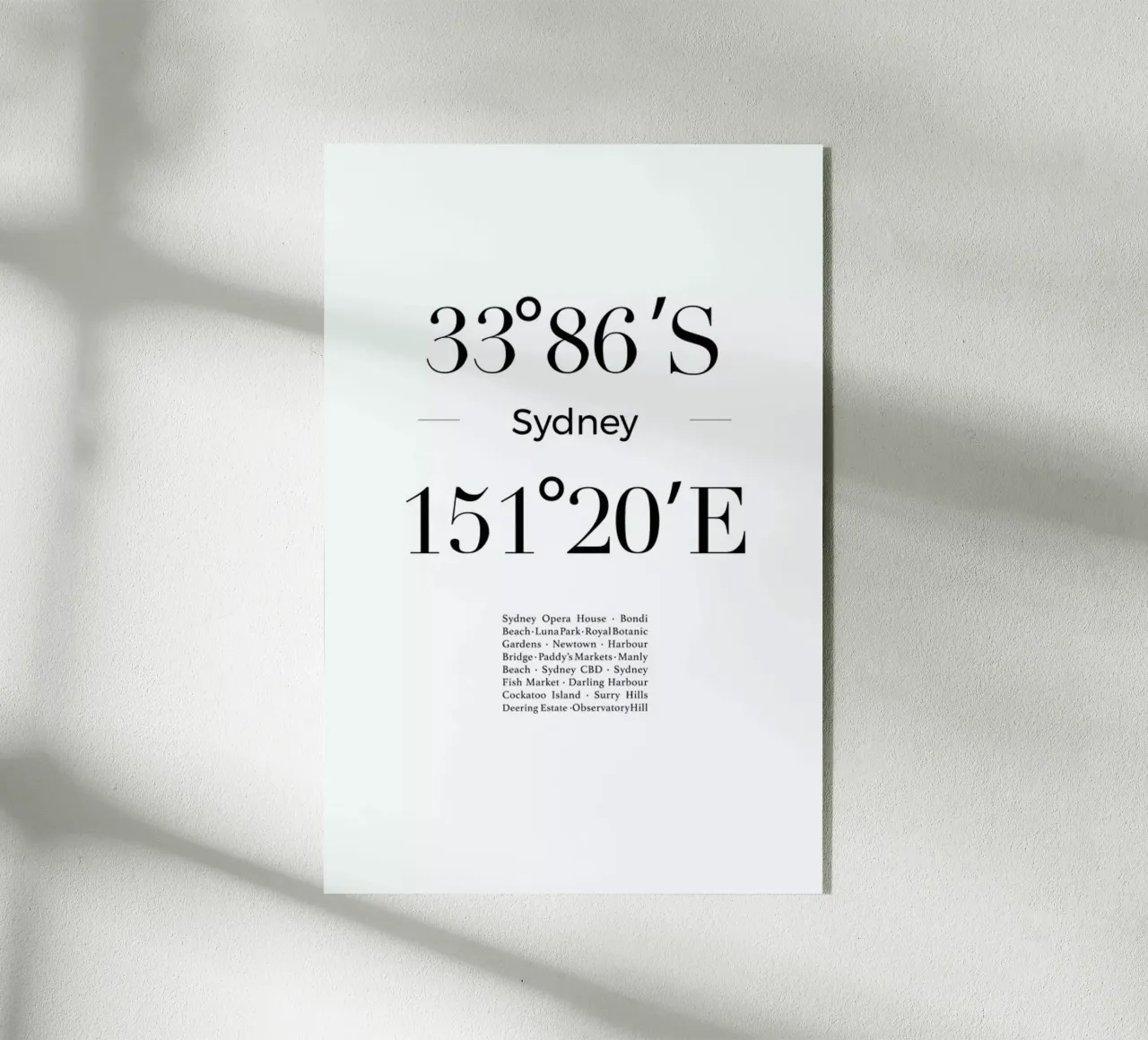 Sydney product.type.acrylglas common.byCreator Studio One