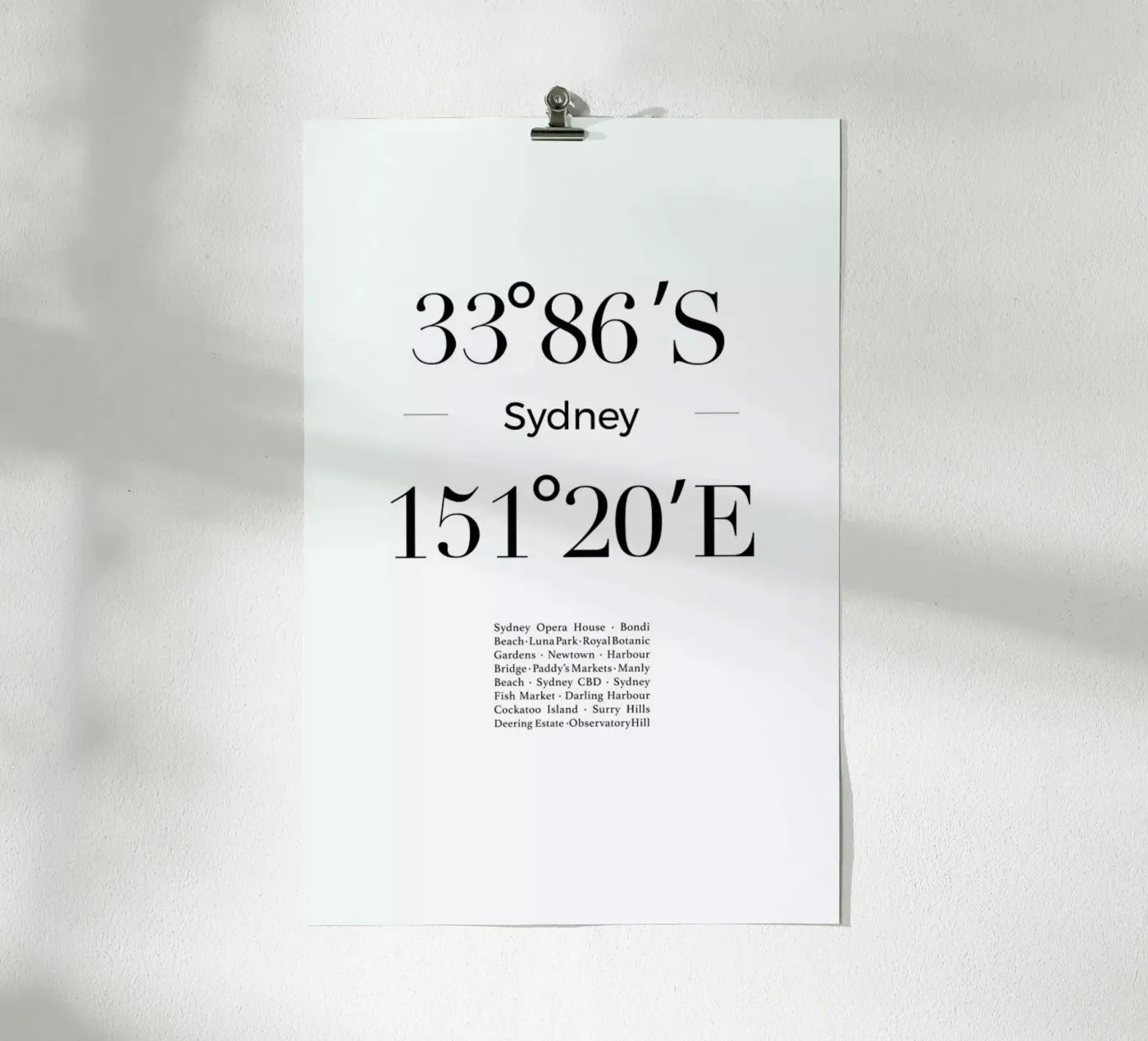 Sydney poster da Studio One