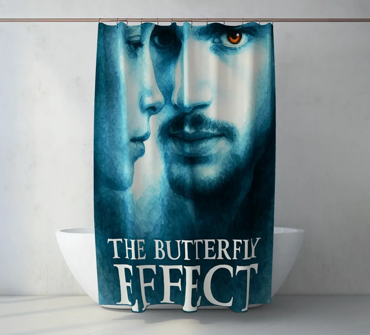 the butterfly effect repainting imagination shower curtain by SIQAYA