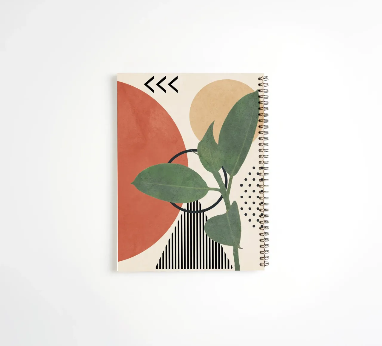 Nature Geometry III spiral notebook by cityart