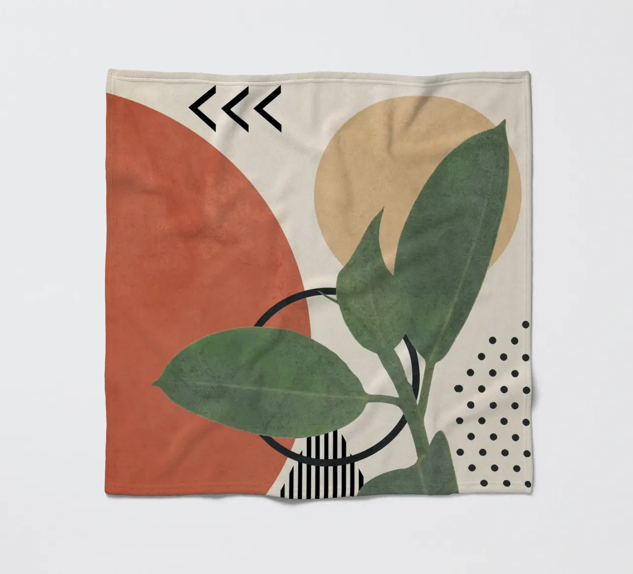 Nature Geometry III coperta in pile da cityart