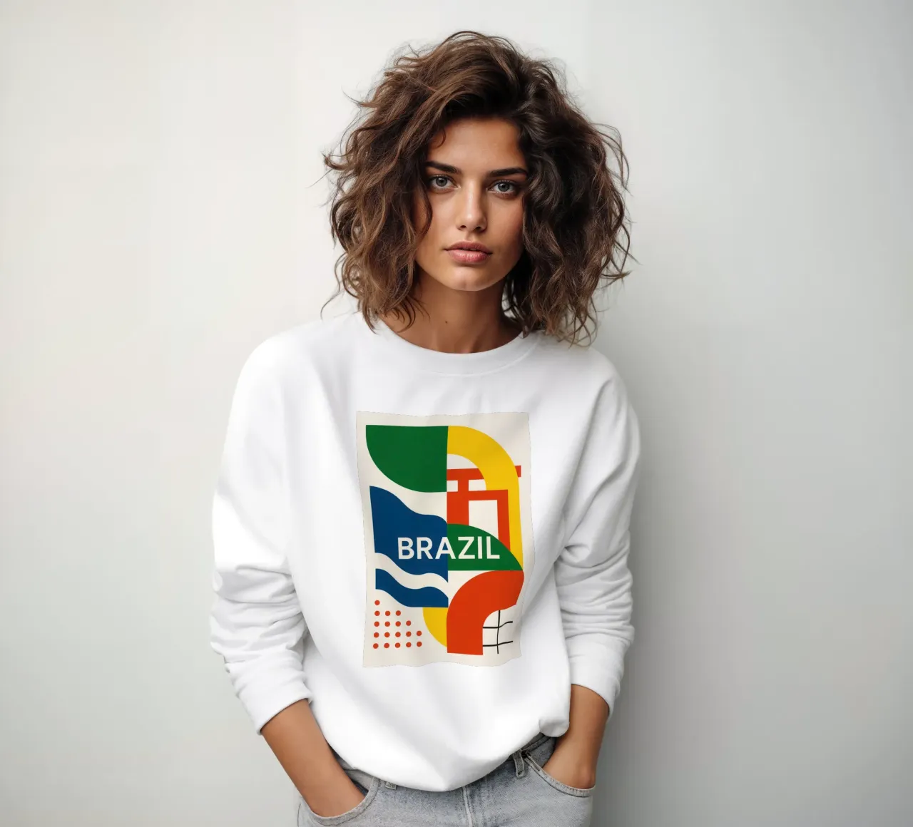 Brasile - Un turbine di colori ed energia felpa da JETLAG | affiches voyage