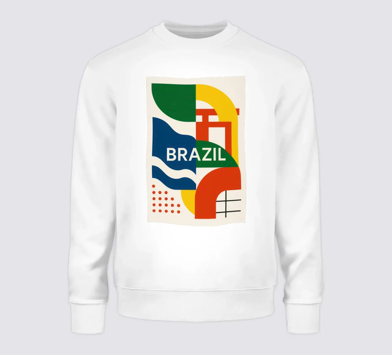 Brasile - Un turbine di colori ed energia felpa da JETLAG | affiches voyage