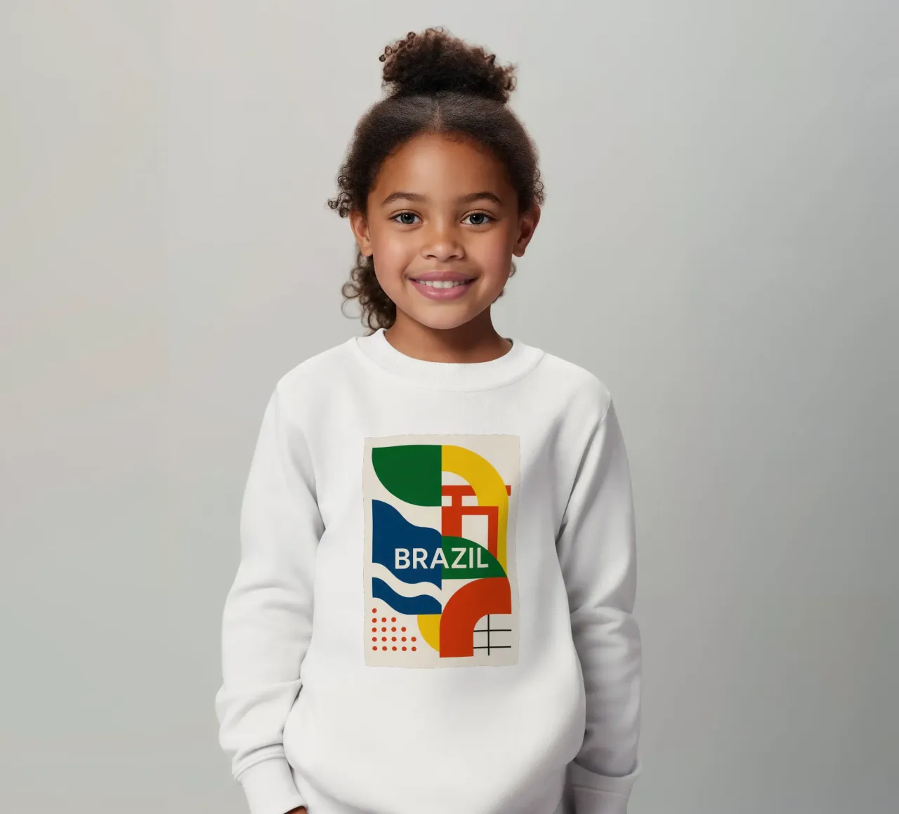 Brasile - Un turbine di colori ed energia felpa bambino da JETLAG | affiches voyage