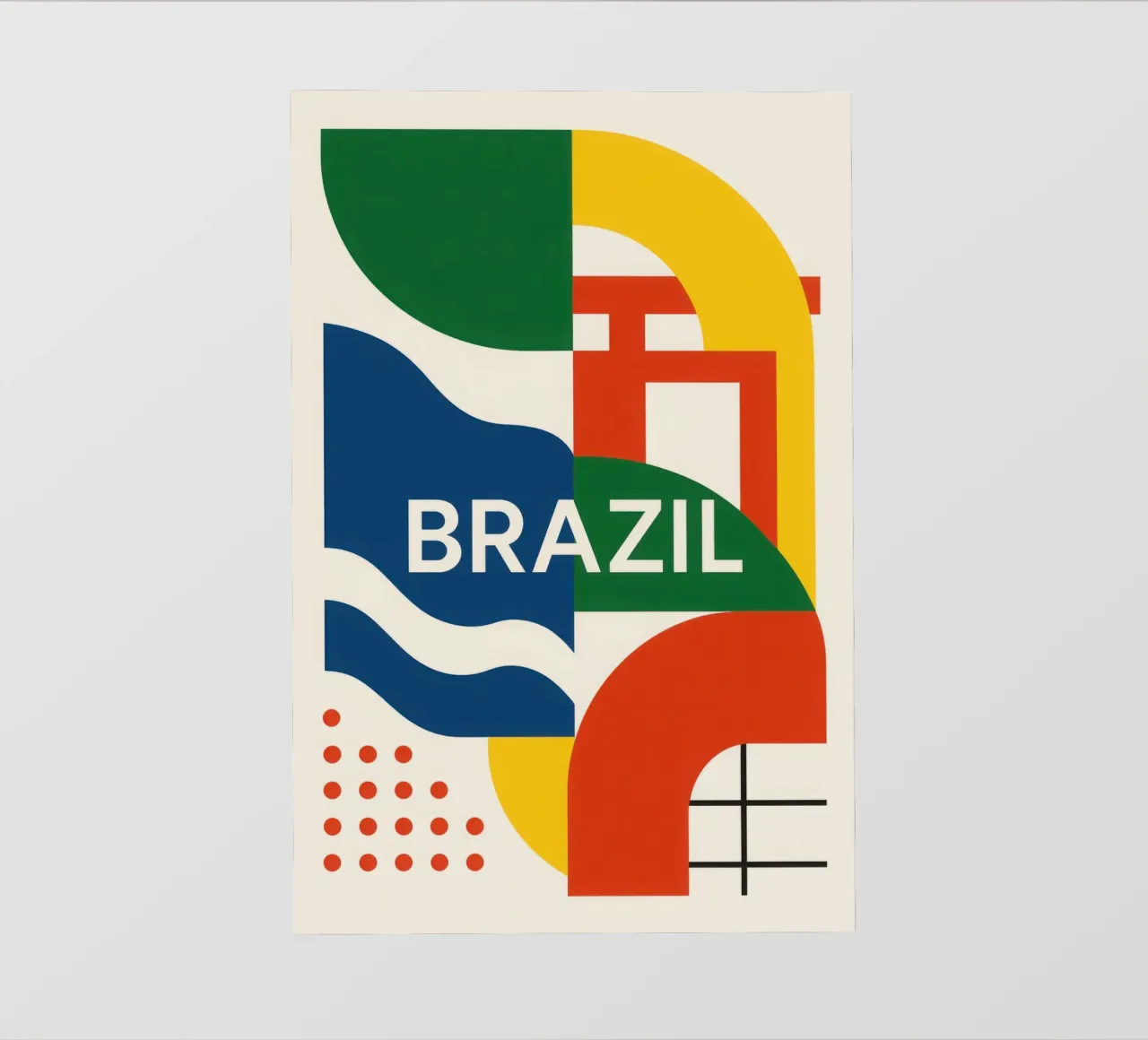 Brasile - Un turbine di colori ed energia pellicola backlit da JETLAG | affiches voyage