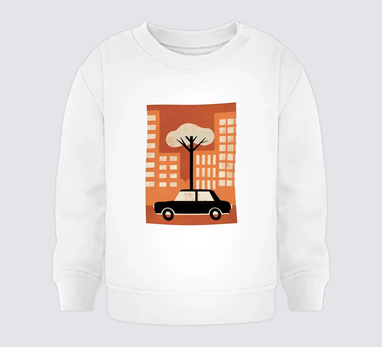 Auto in Urban Retro Pop felpa neonato da THE LATEST SHOP
