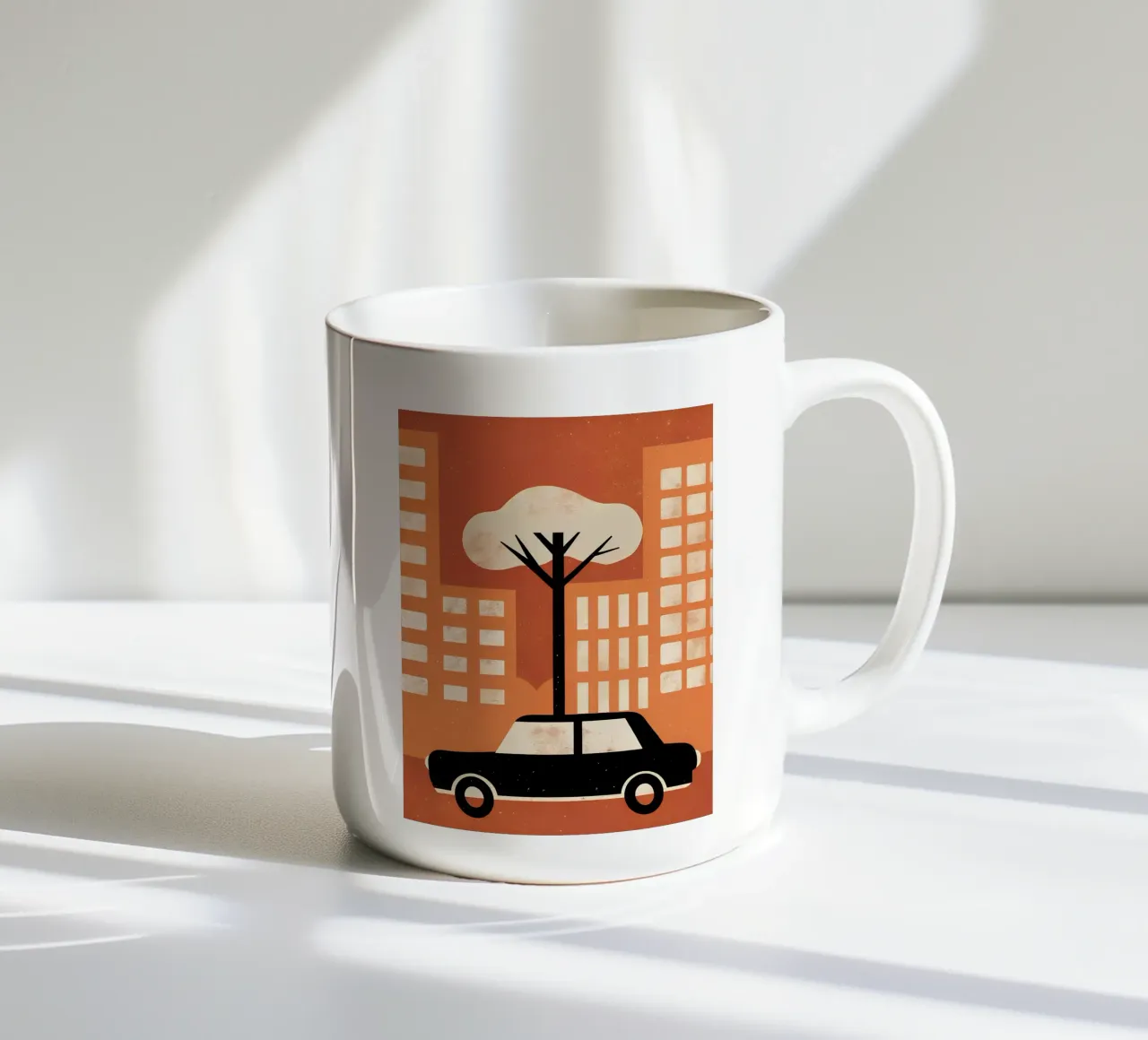 Auto in Urban Retro Pop tazza in ceramica da THE LATEST SHOP