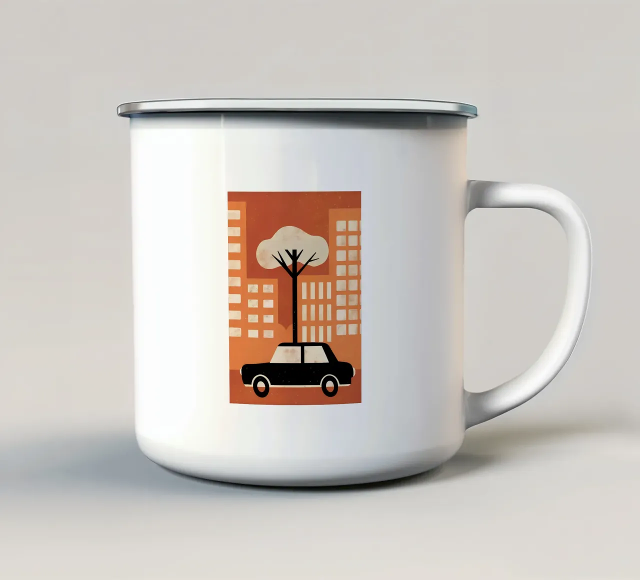 Auto in Urban Retro Pop tazza in smalto da THE LATEST SHOP
