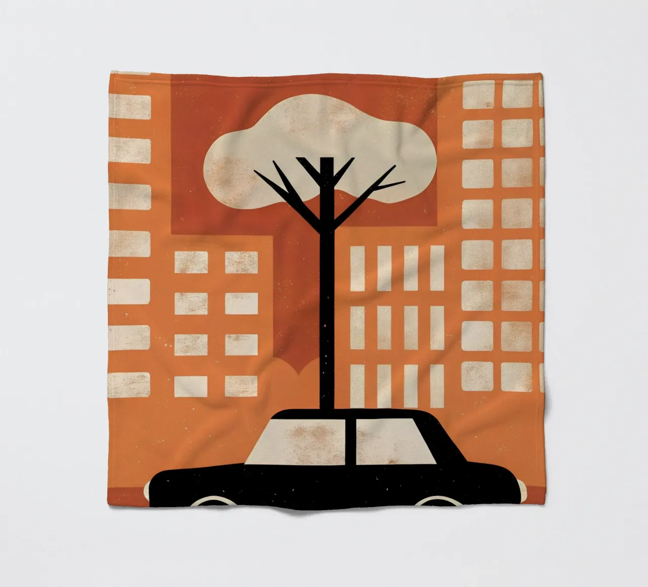 Auto in Urban Retro Pop coperta in pile da THE LATEST SHOP