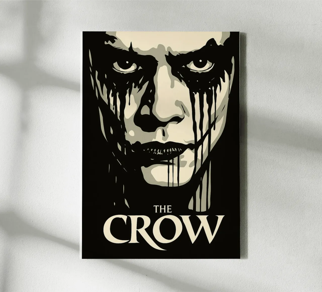 the crow repainting imagination canvas with Floater frame by SIQAYA