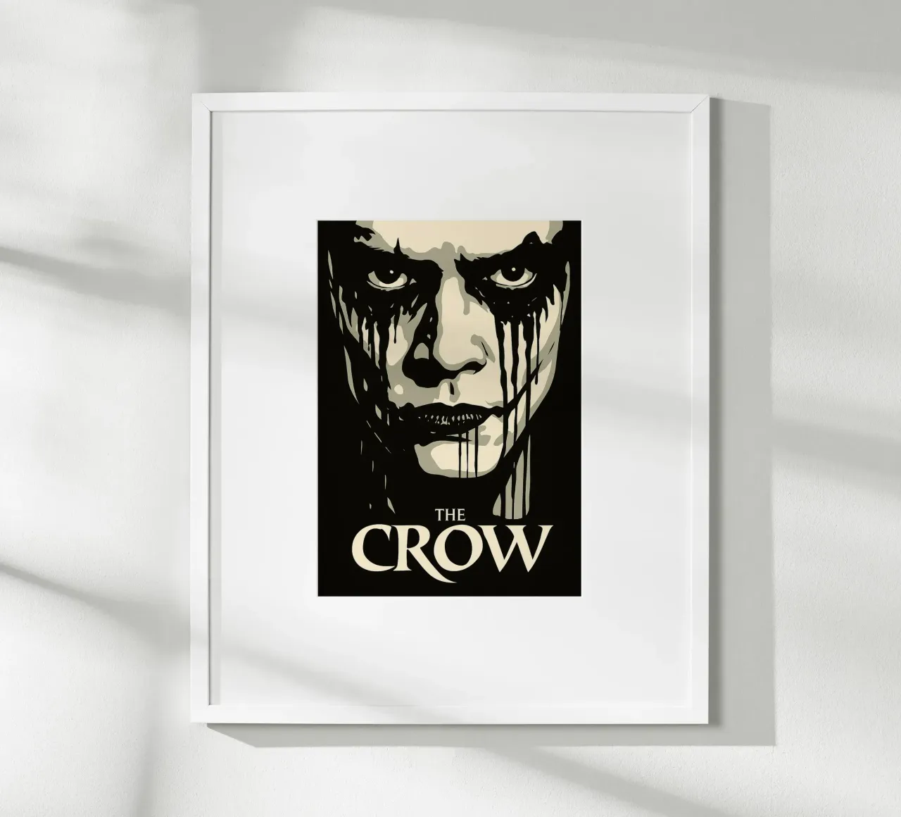 le corbeau repeint l'imagination poster avec cadre en aluminium de SIQAYA
