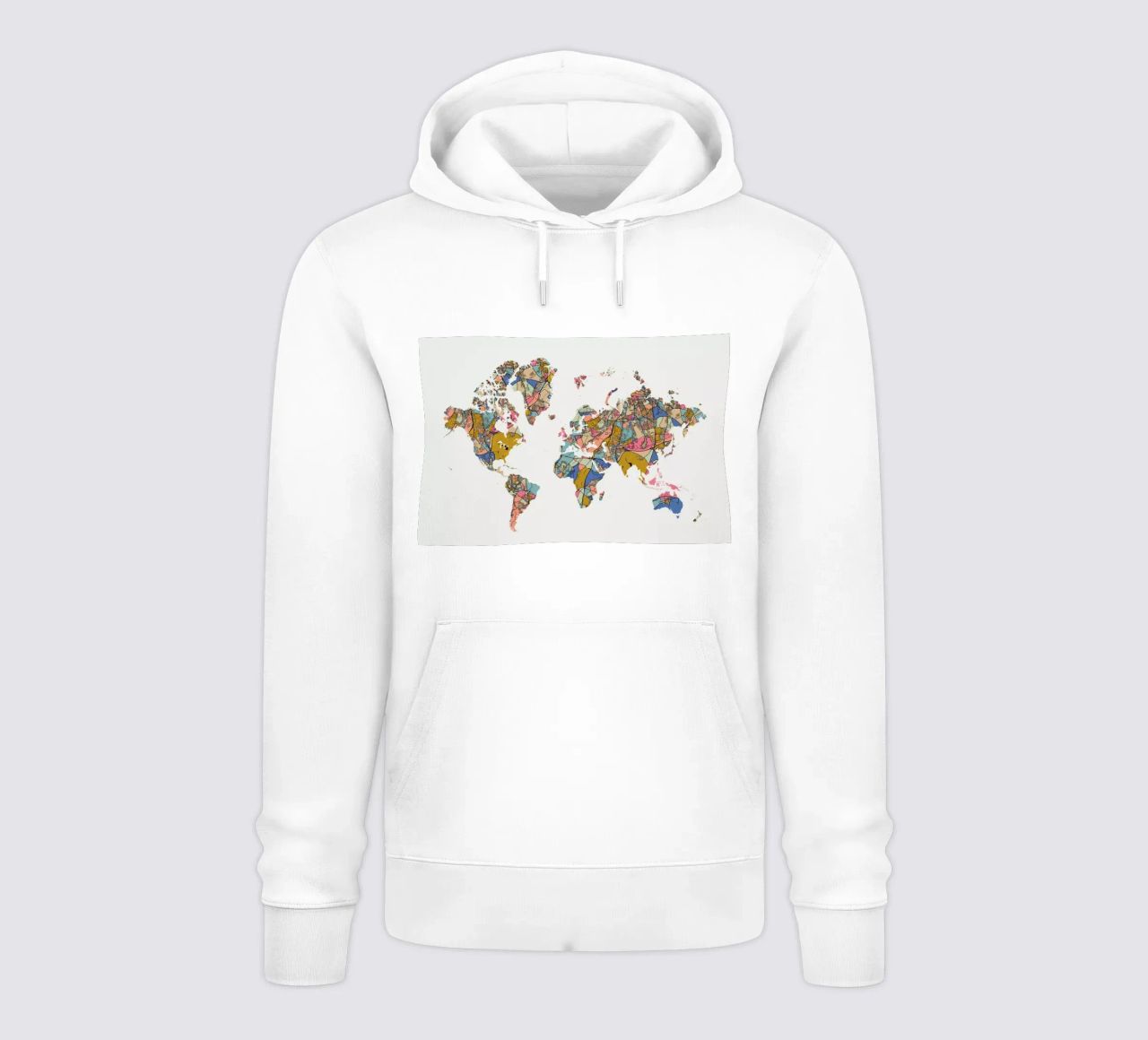 World Map felpa con cappuccio da The Cartography Collection