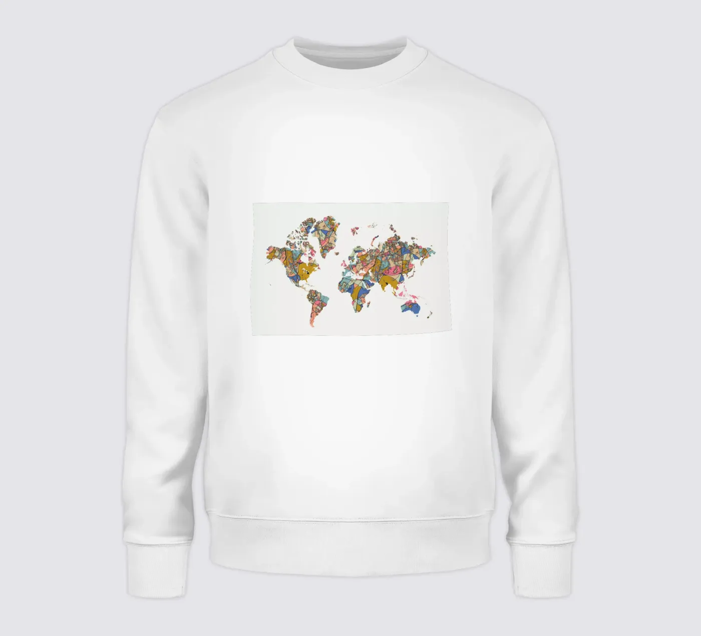 World Map felpa da The Cartography Collection