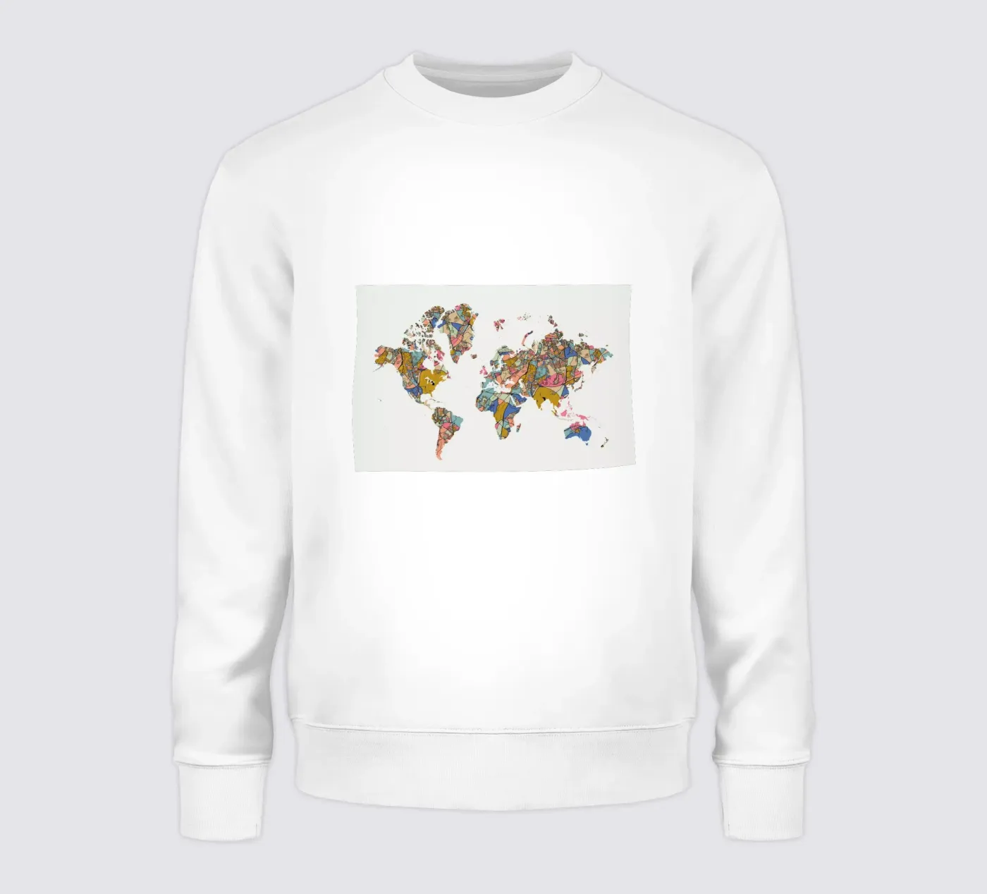 World Map felpa da The Cartography Collection