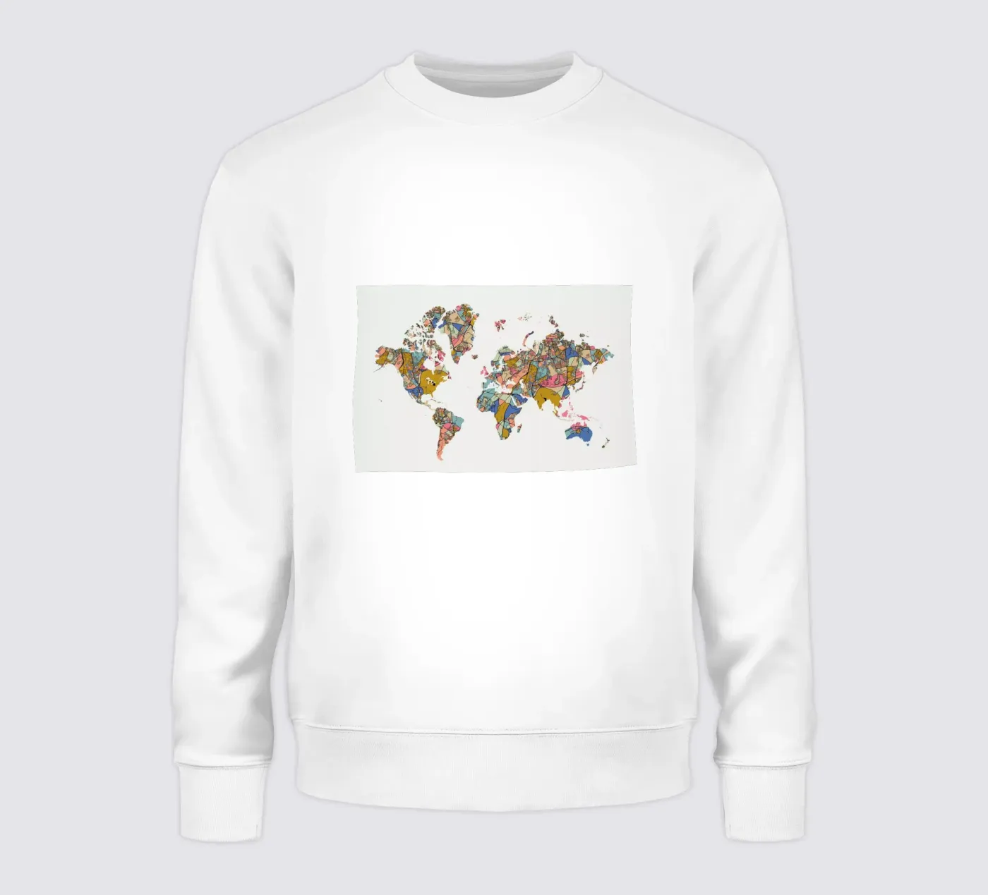 World Map felpa da The Cartography Collection