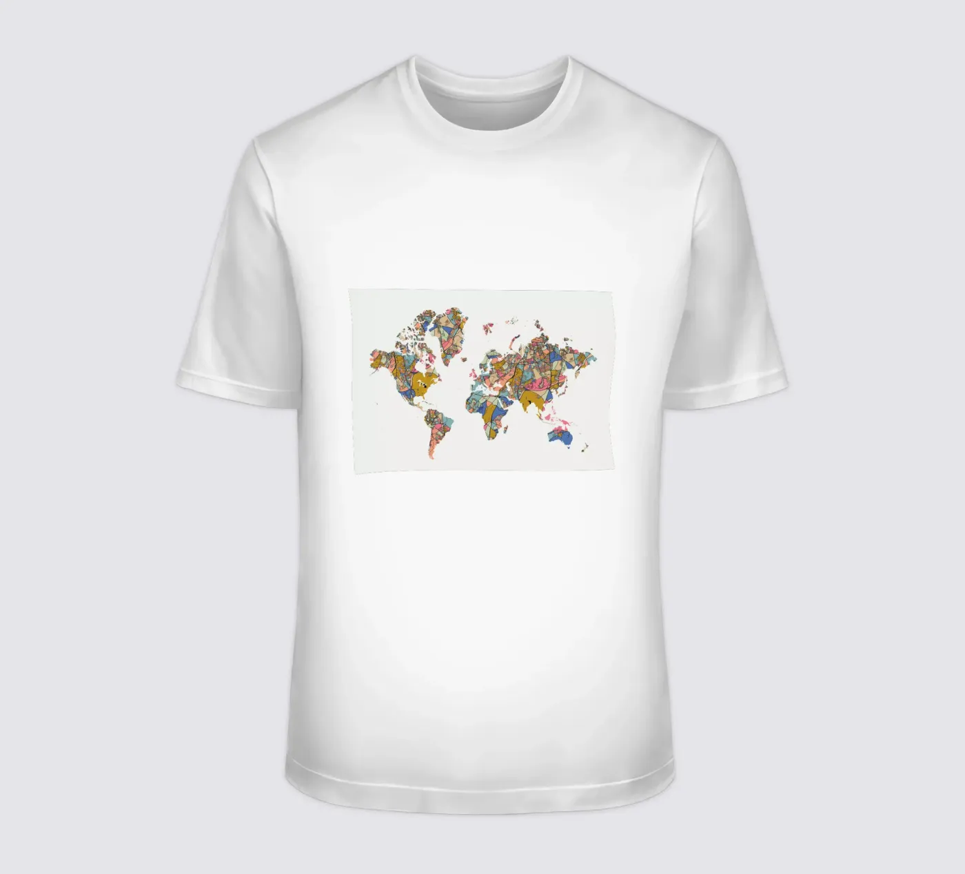 World Map t-shirt da The Cartography Collection