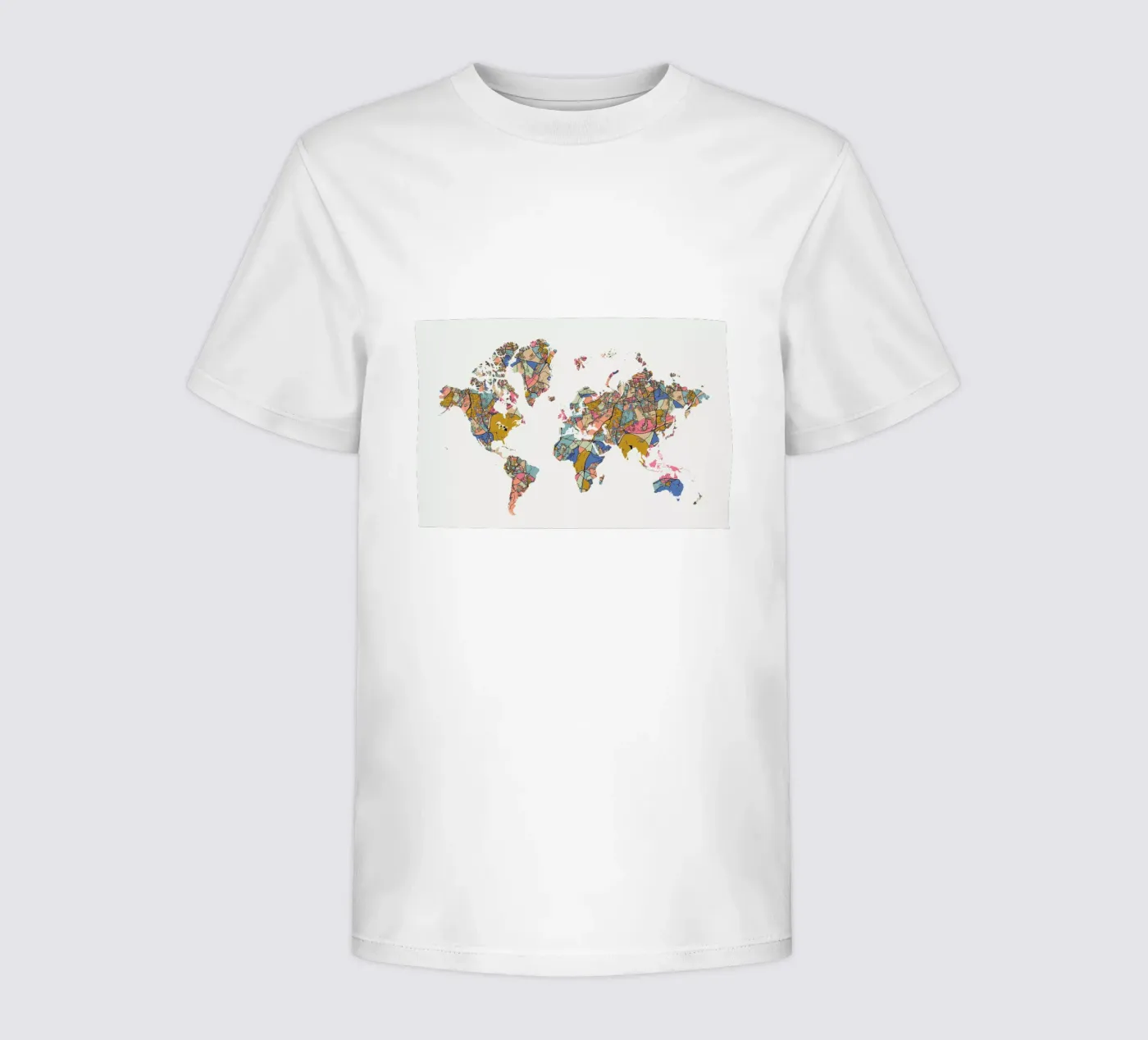 World Map t-shirt bambini da The Cartography Collection