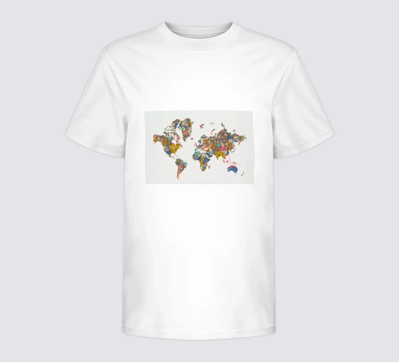 World Map t-shirt bambini da The Cartography Collection