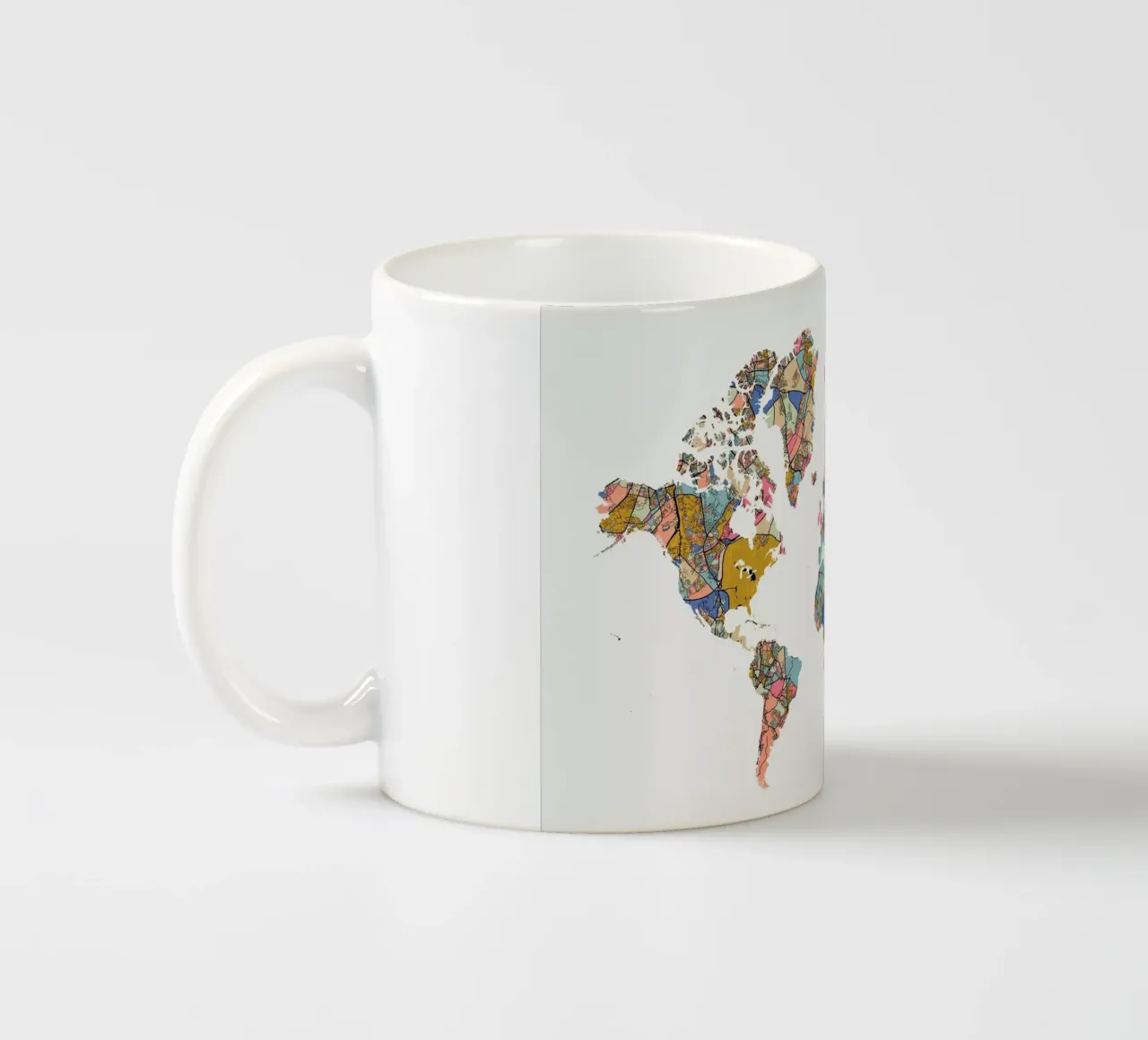 World Map tazza in ceramica da The Cartography Collection