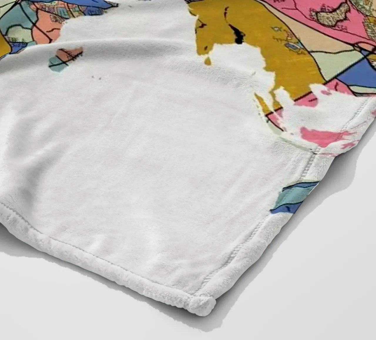 World Map Fleecedecke von The Cartography Collection