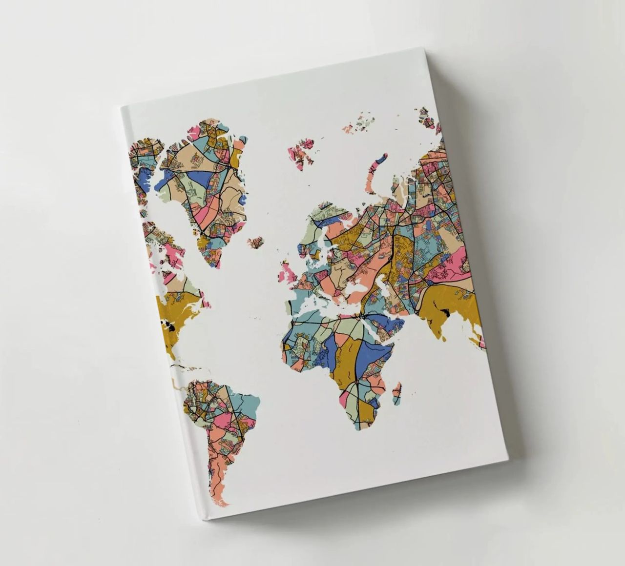 World Map notebook by The Cartography Collection
