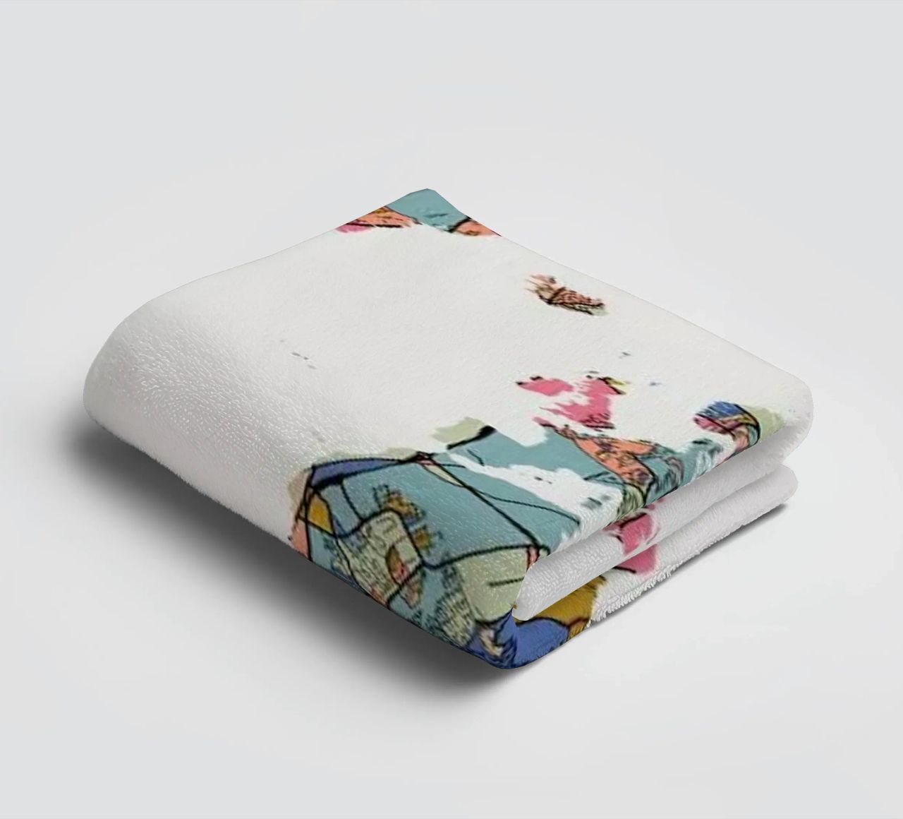 World Map towel by The Cartography Collection