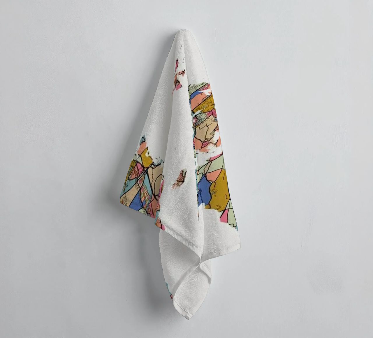 World Map towel by The Cartography Collection
