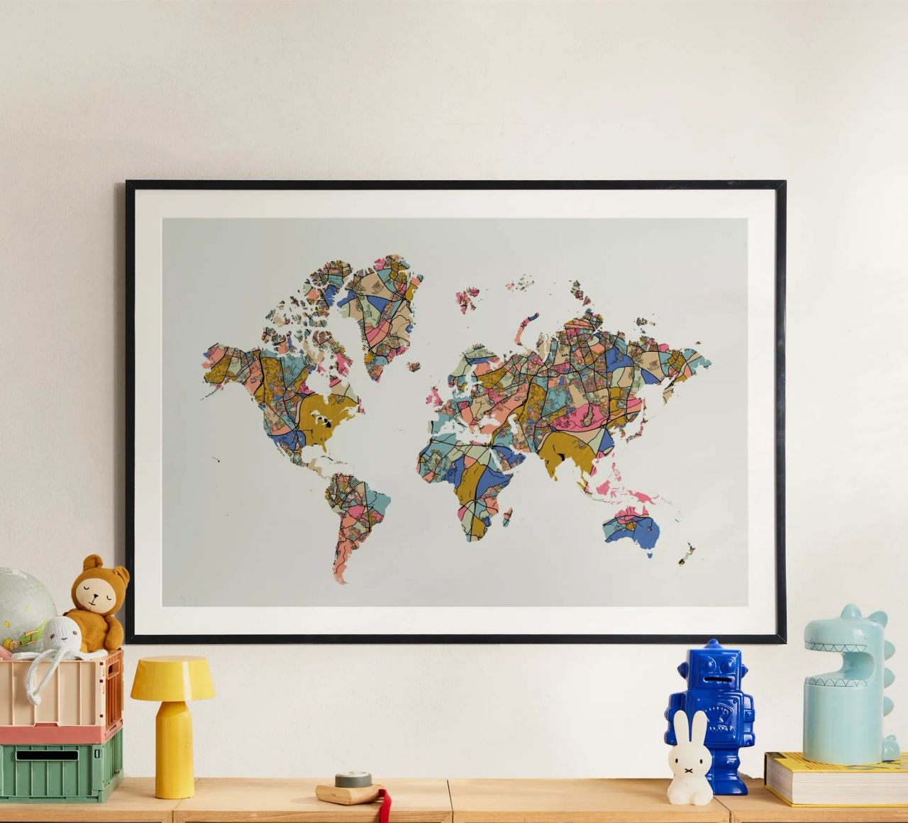 World Map poster by The Cartography Collection
