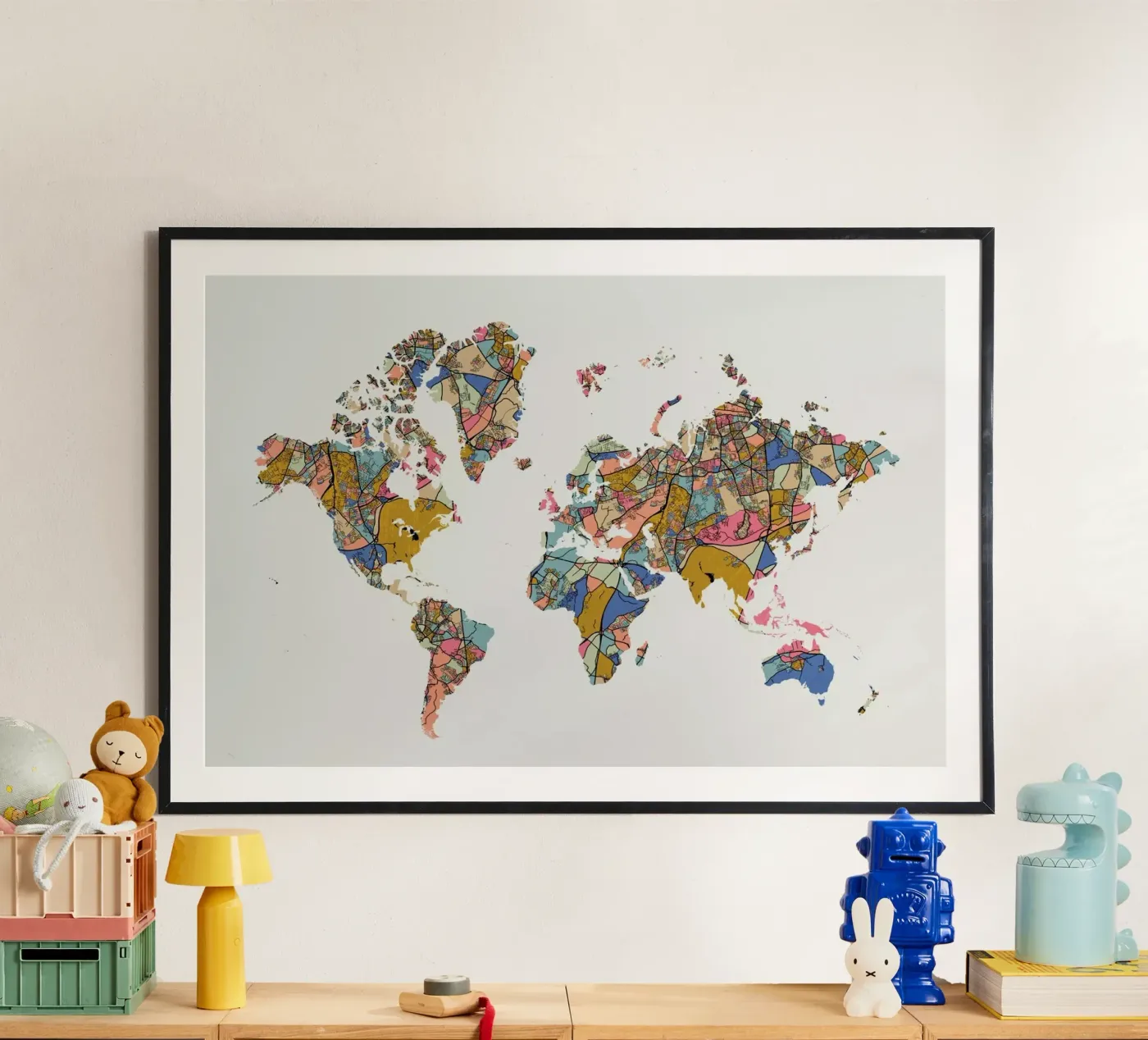 World Map poster de The Cartography Collection