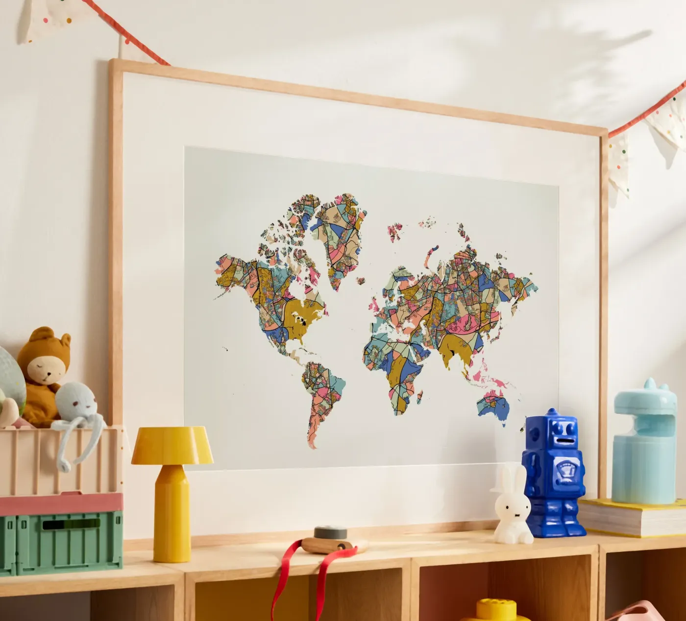 World Map poster de The Cartography Collection