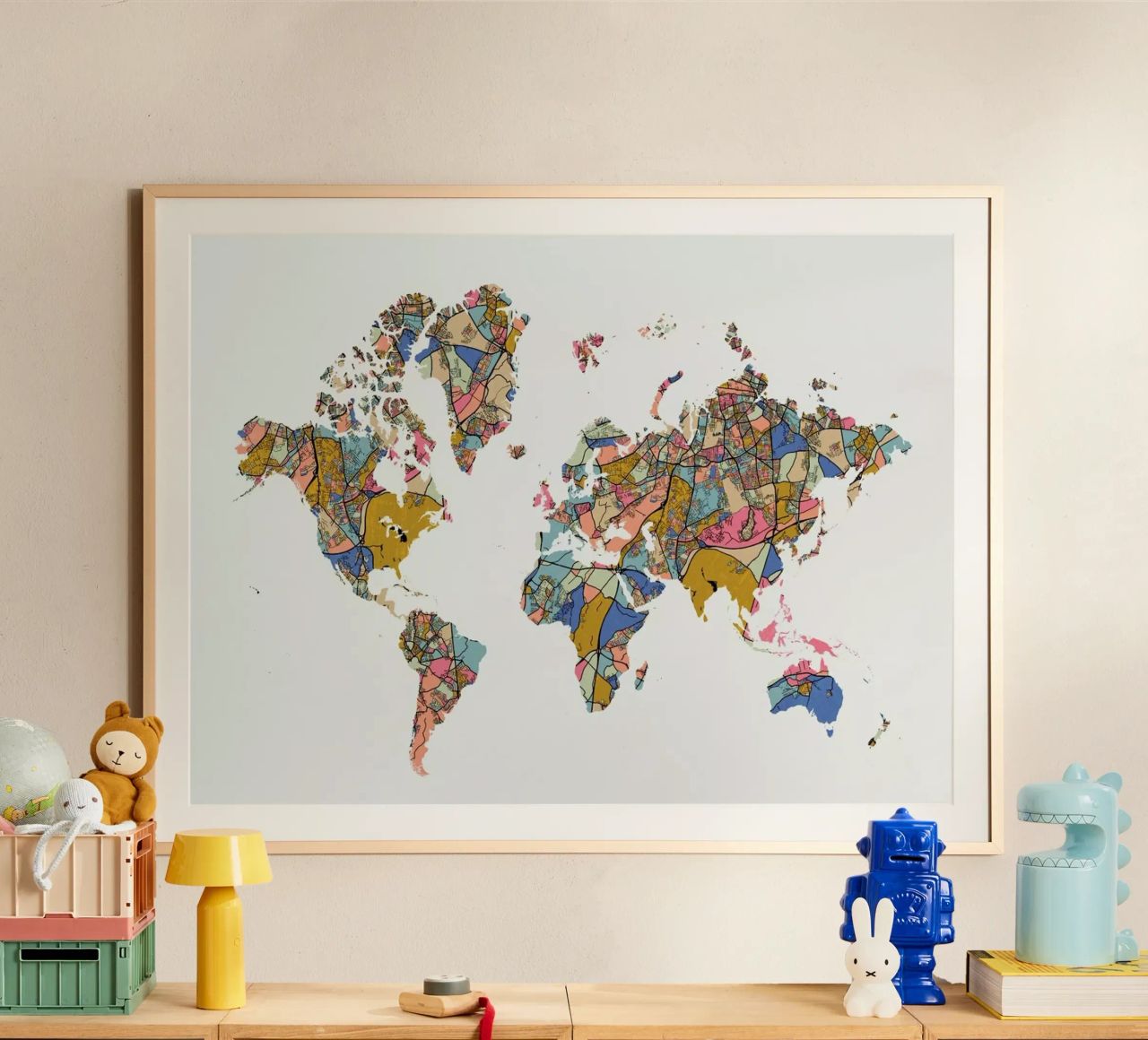 World Map poster by The Cartography Collection