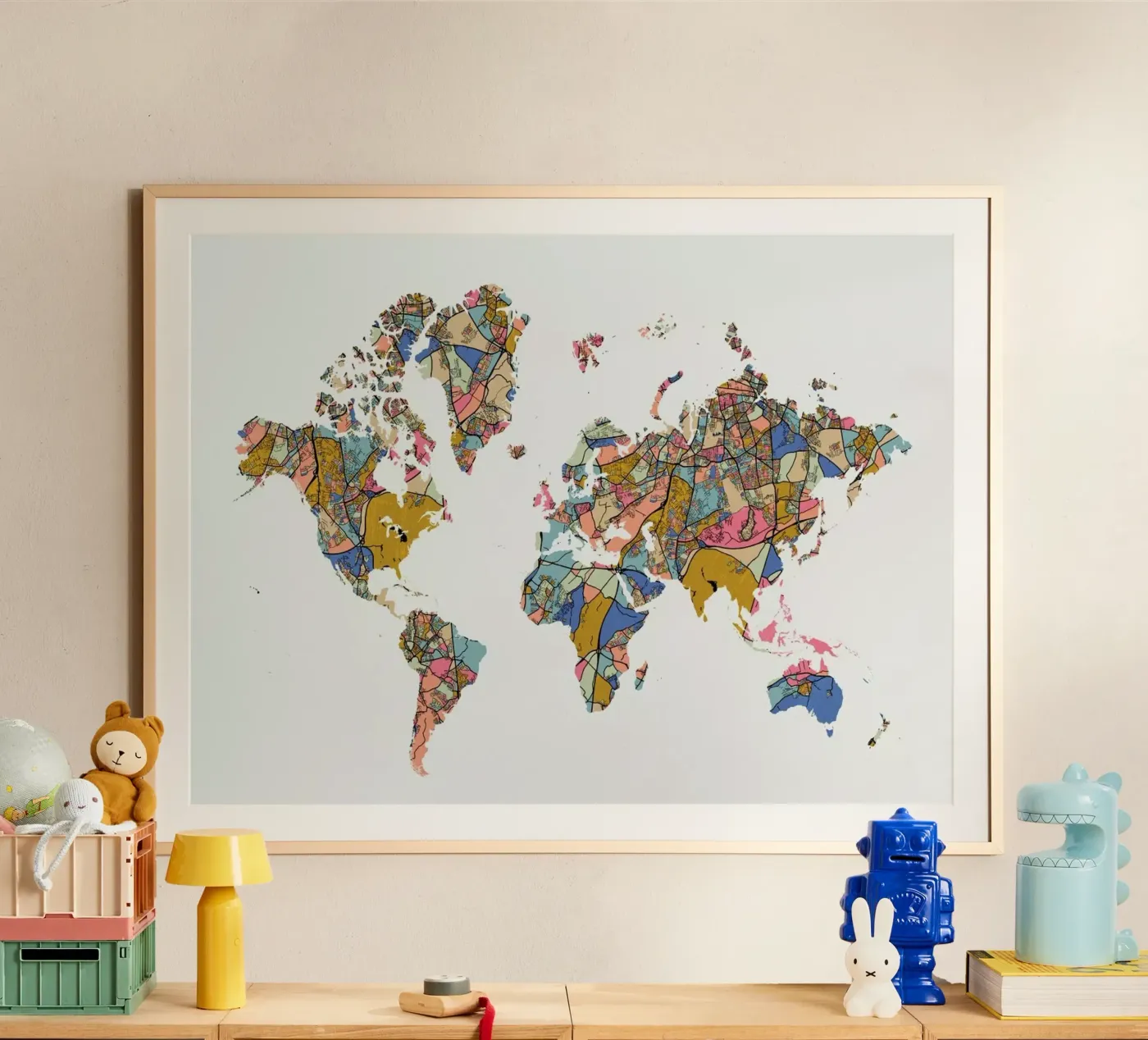 World Map poster de The Cartography Collection