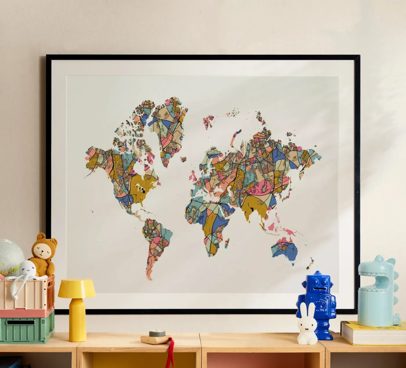 World Map poster de The Cartography Collection