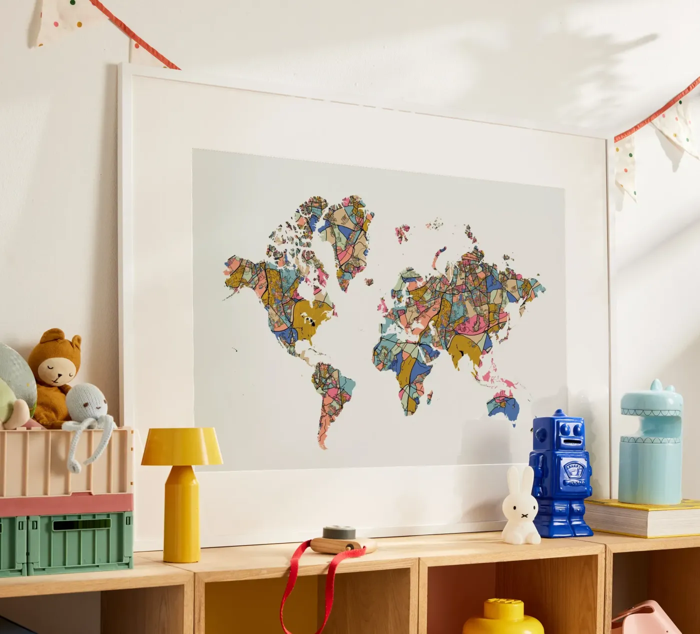 World Map poster de The Cartography Collection
