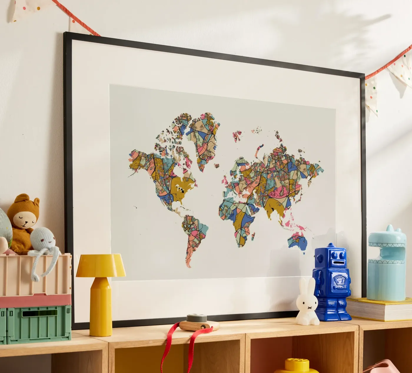 World Map poster de The Cartography Collection