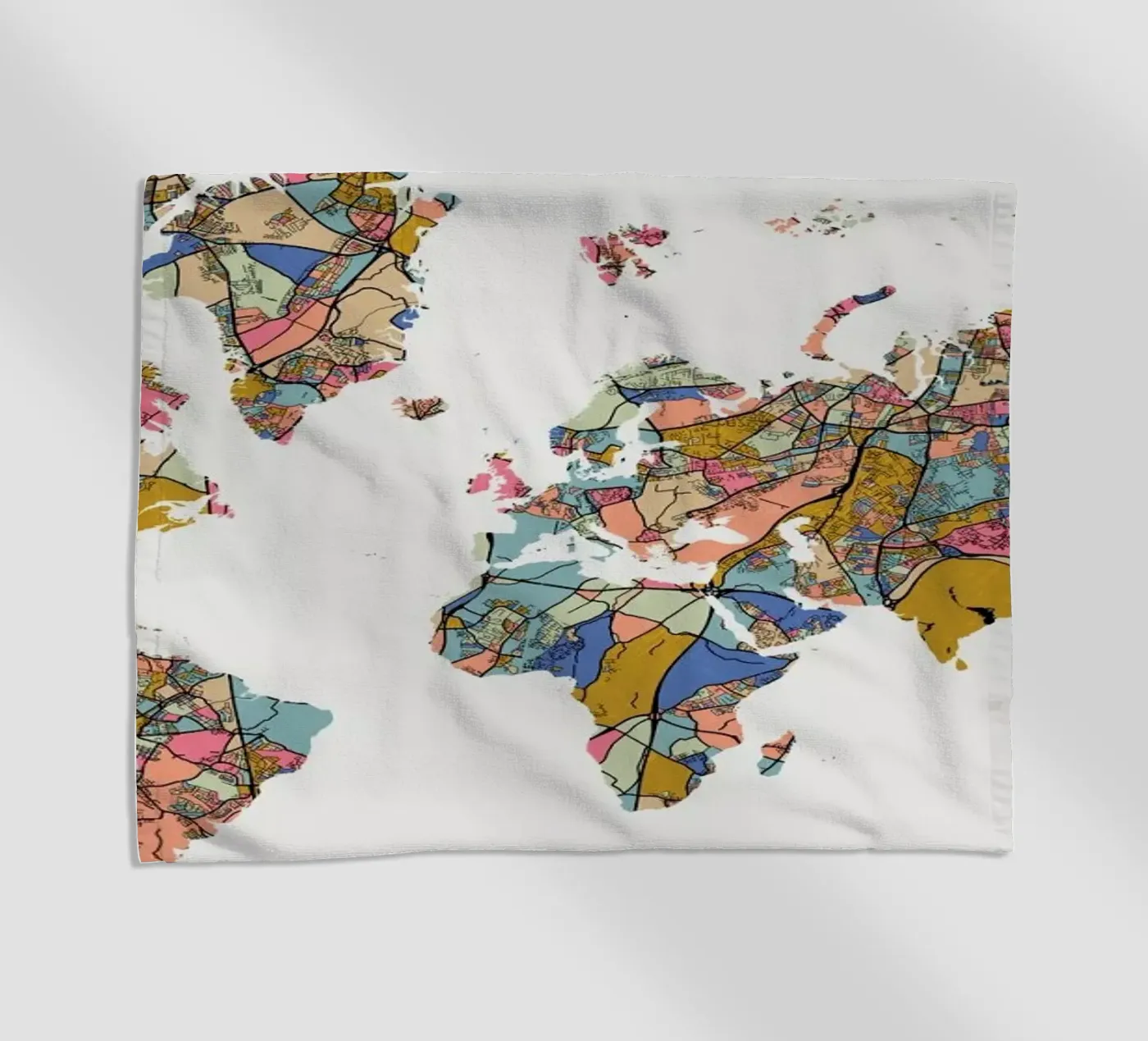World Map telo mare da The Cartography Collection