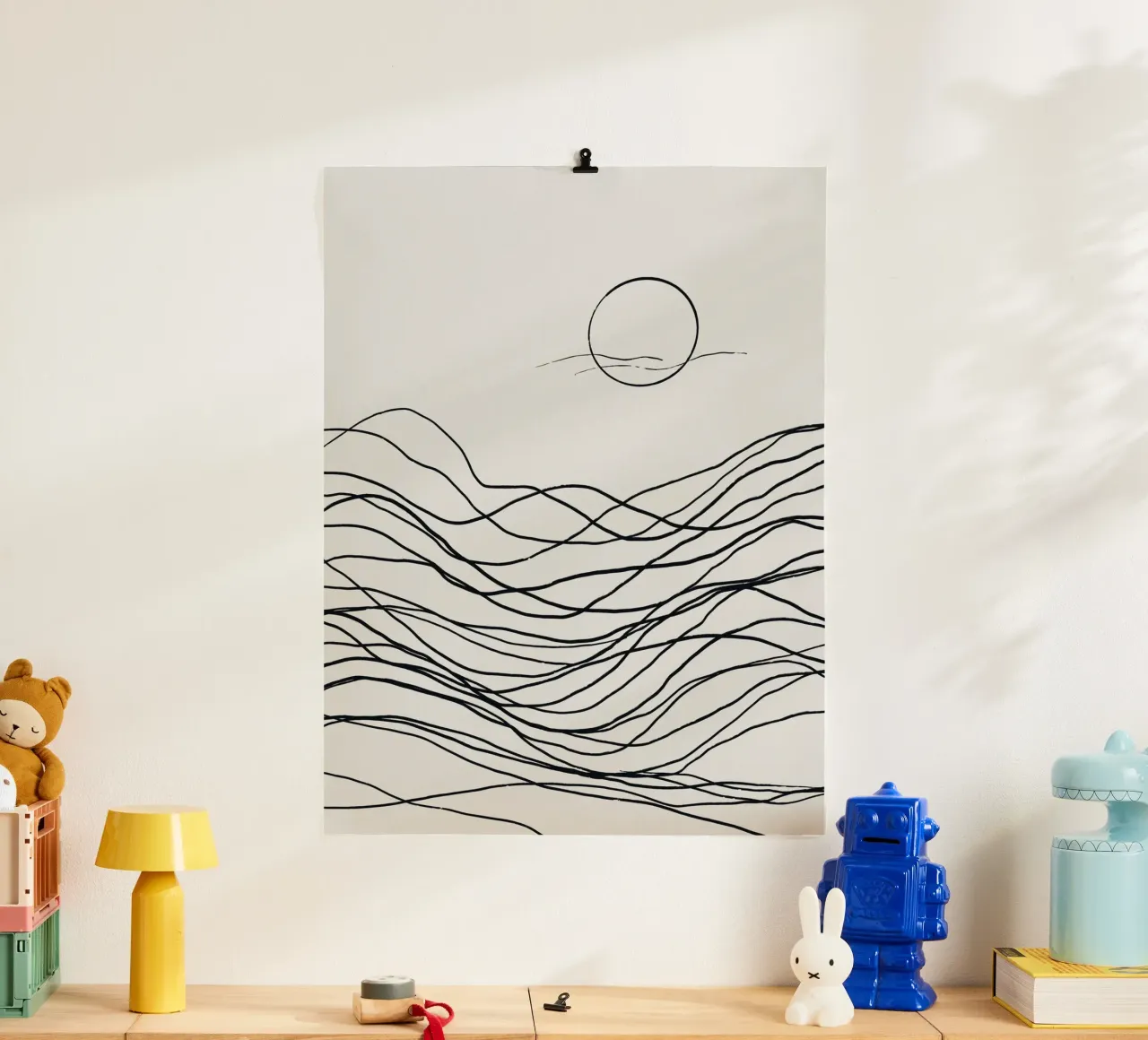 Line art tonalist landscape drawing hahnemühle by Little Dean