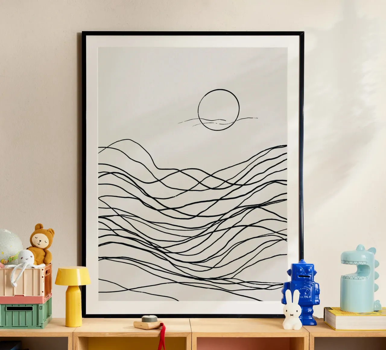 Line art tonalist landscape drawing hahnemühle by Little Dean