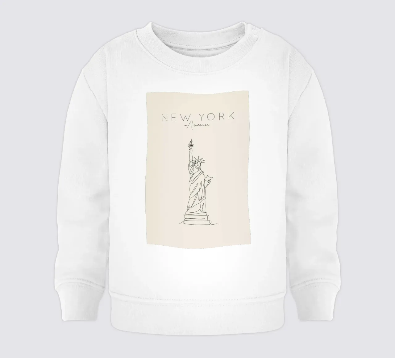 New York felpa neonato da The Cartography Collection