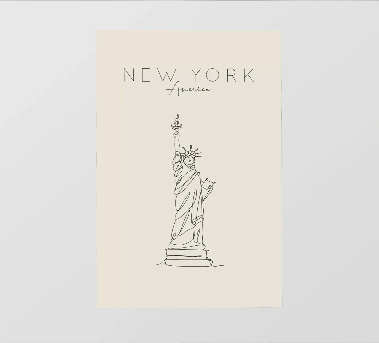 New York pellicola backlit da The Cartography Collection