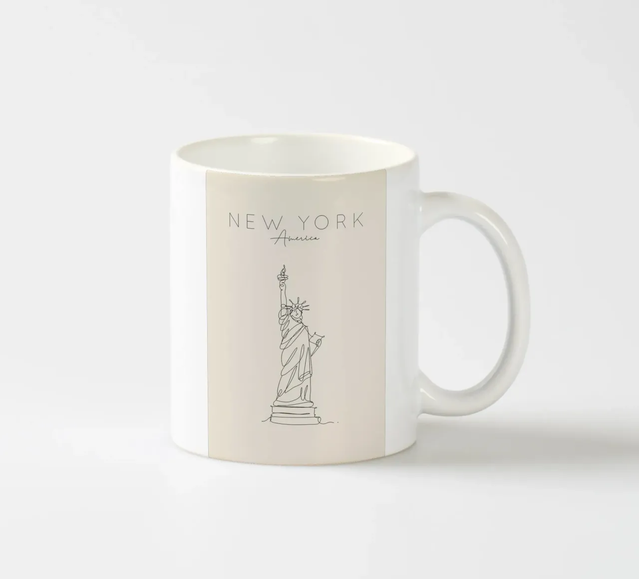 New York tazza in ceramica da The Cartography Collection