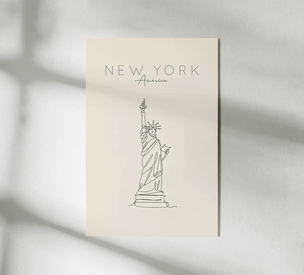 New York plexiglass da The Cartography Collection
