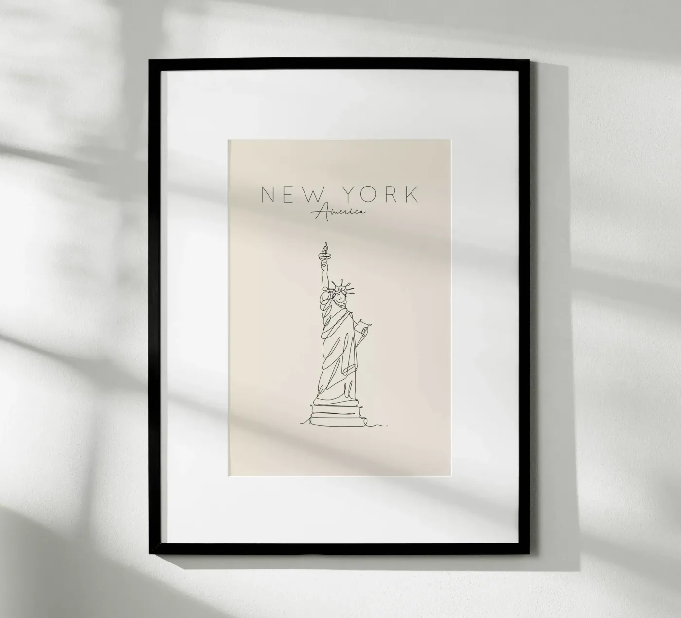 New York poster da The Cartography Collection