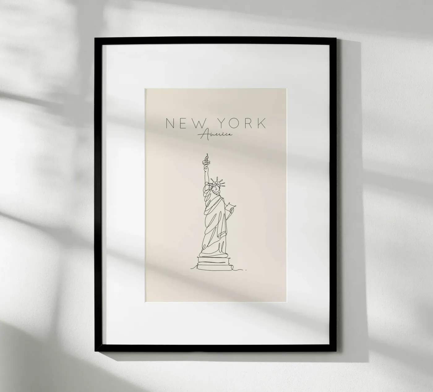 New York poster da The Cartography Collection