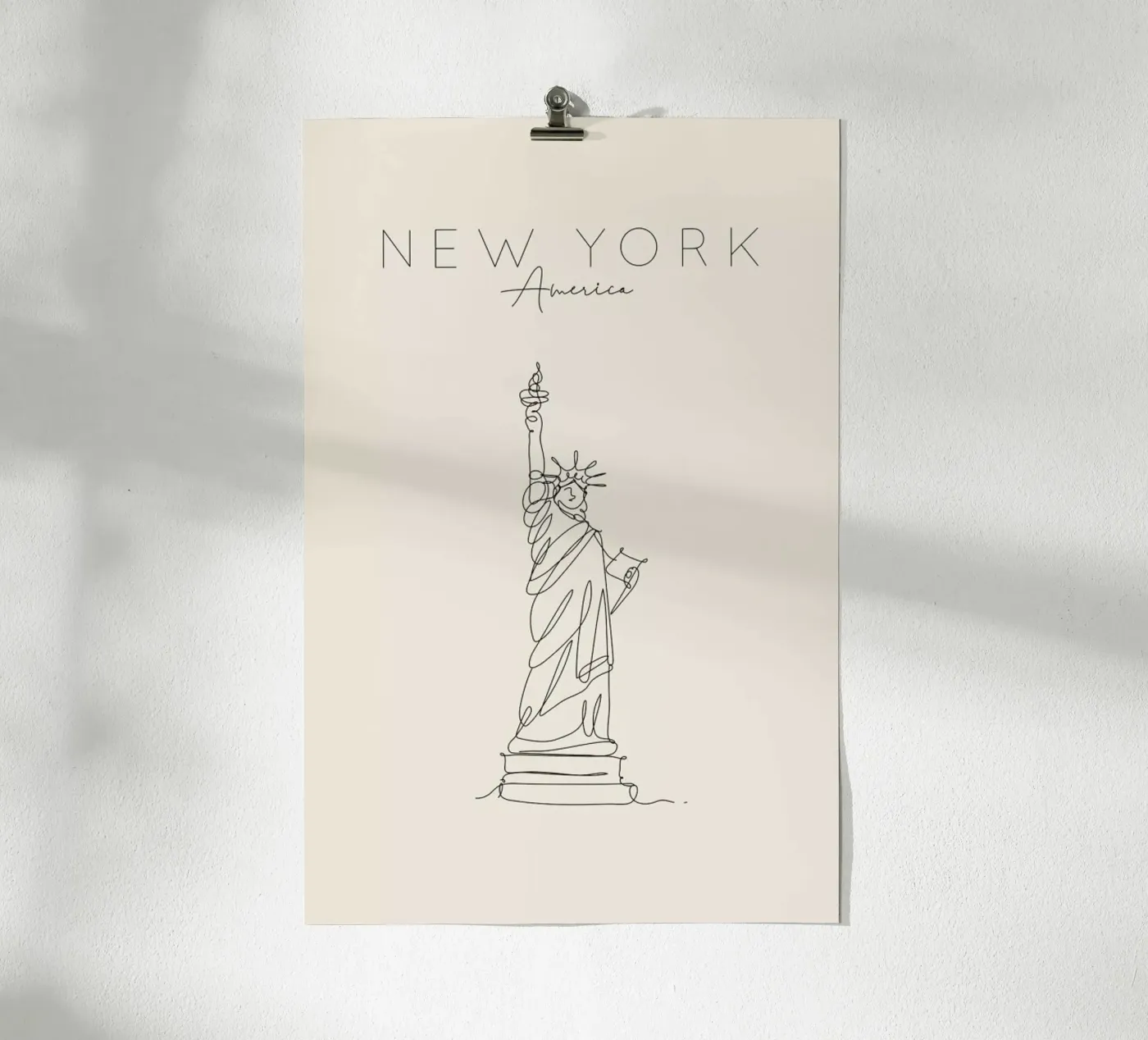 New York poster da The Cartography Collection