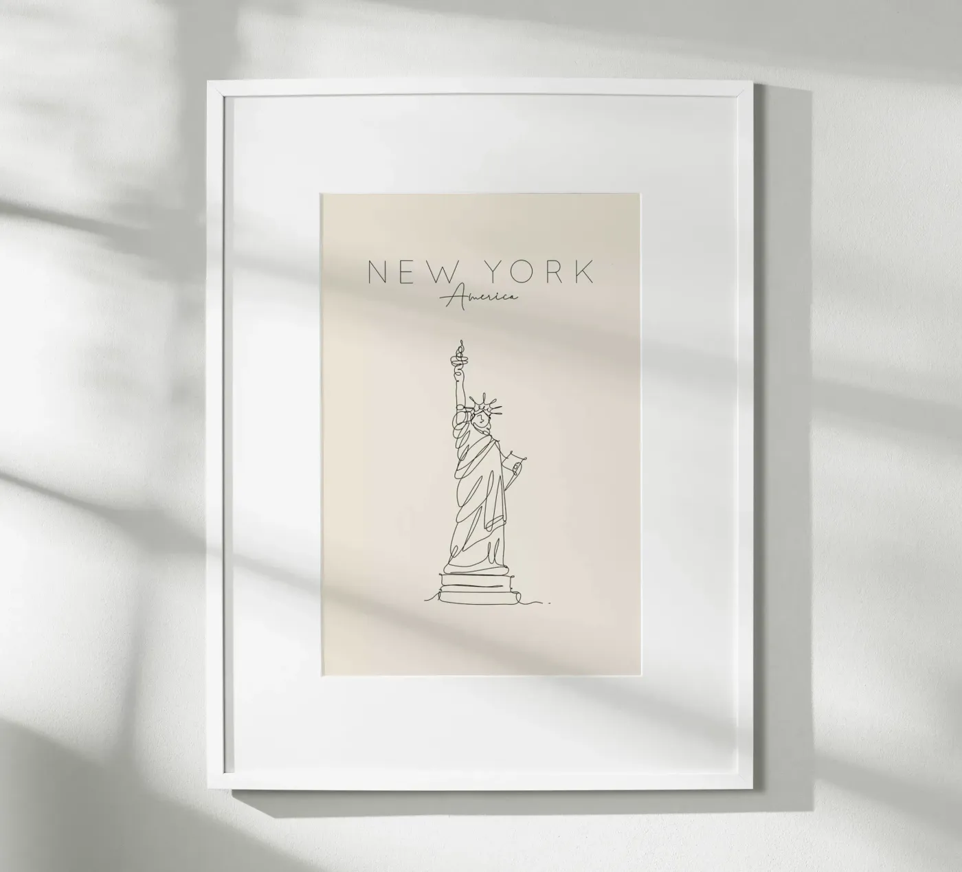 New York poster da The Cartography Collection