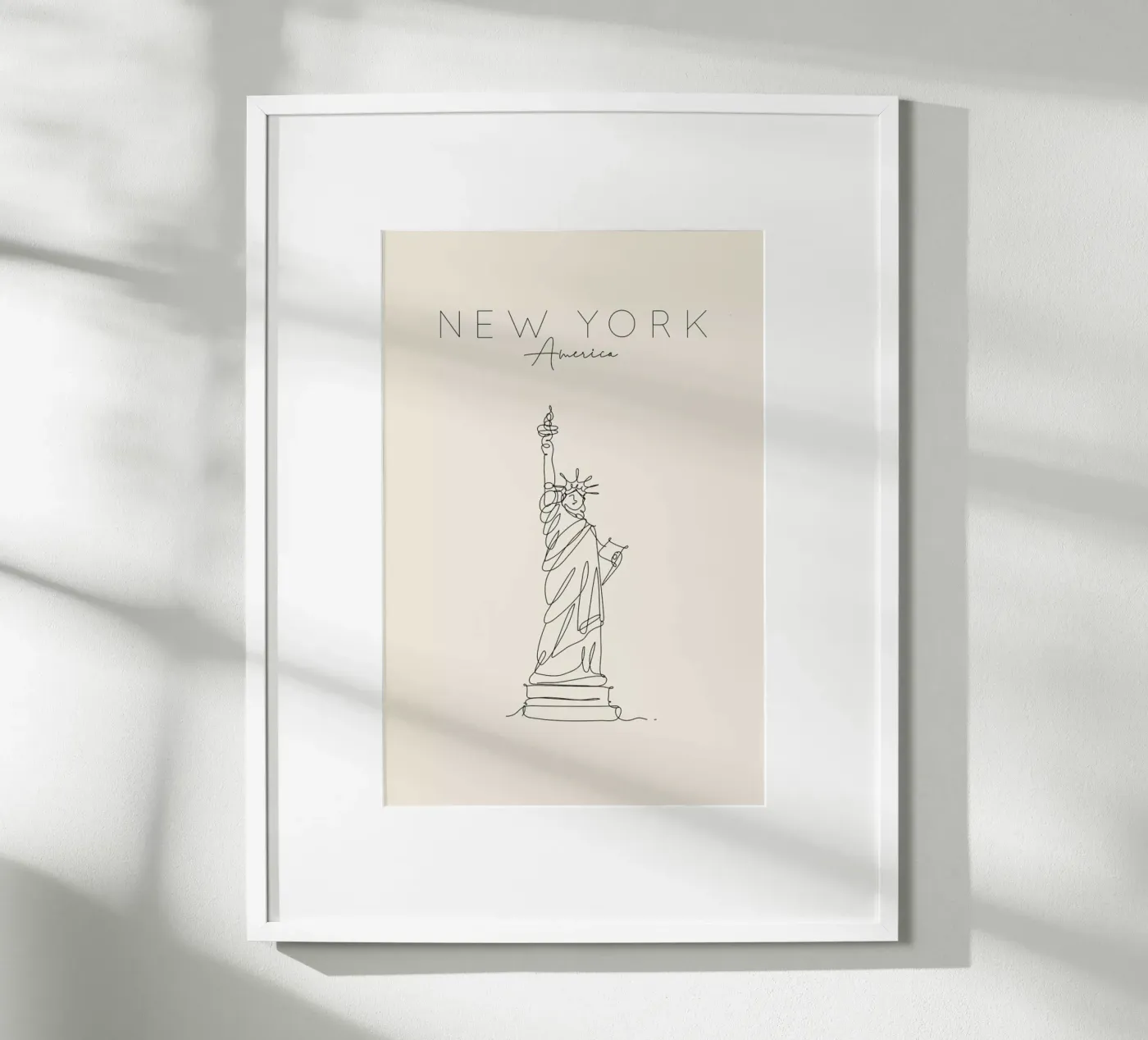 New York poster da The Cartography Collection