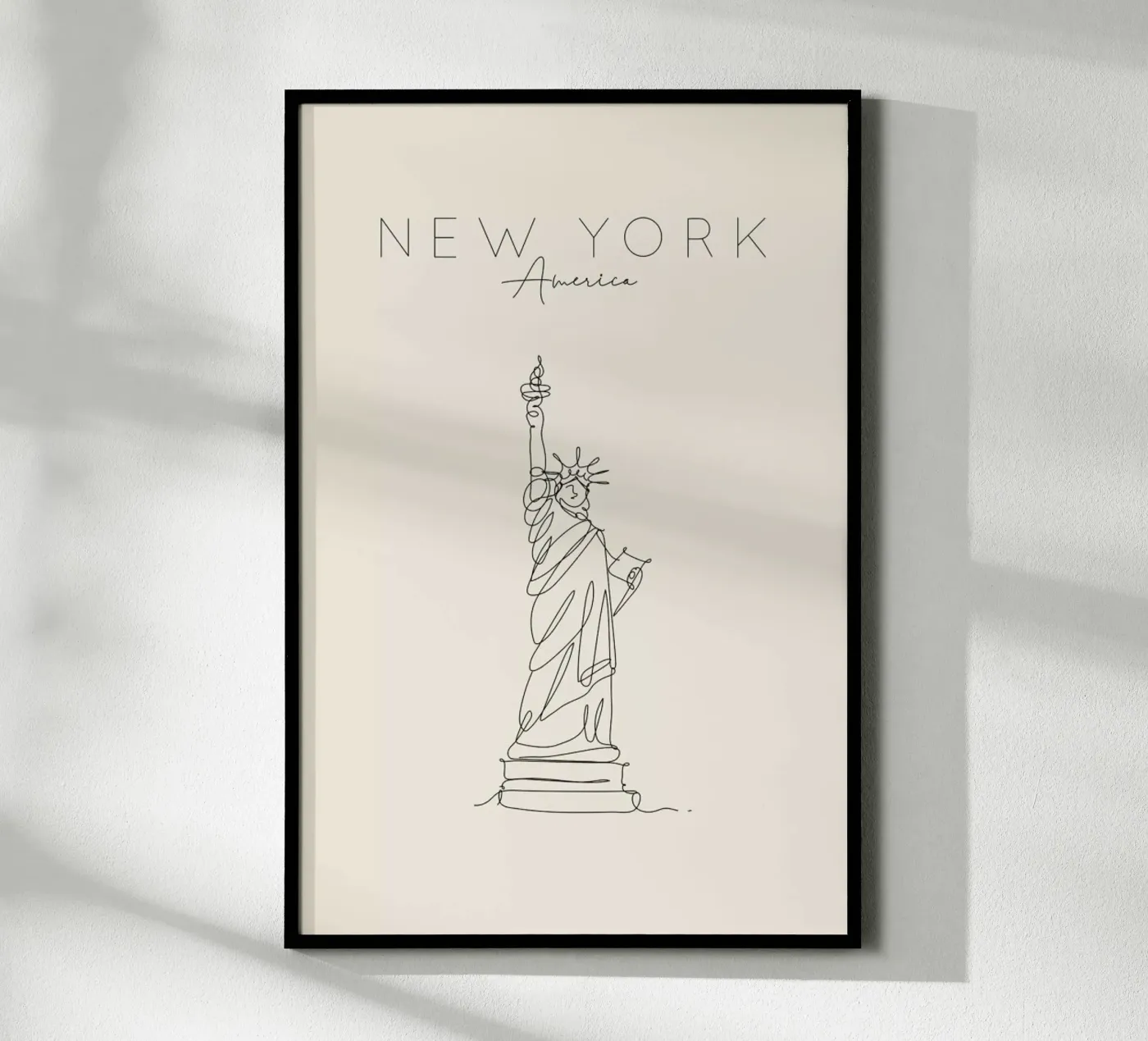 New York poster da The Cartography Collection