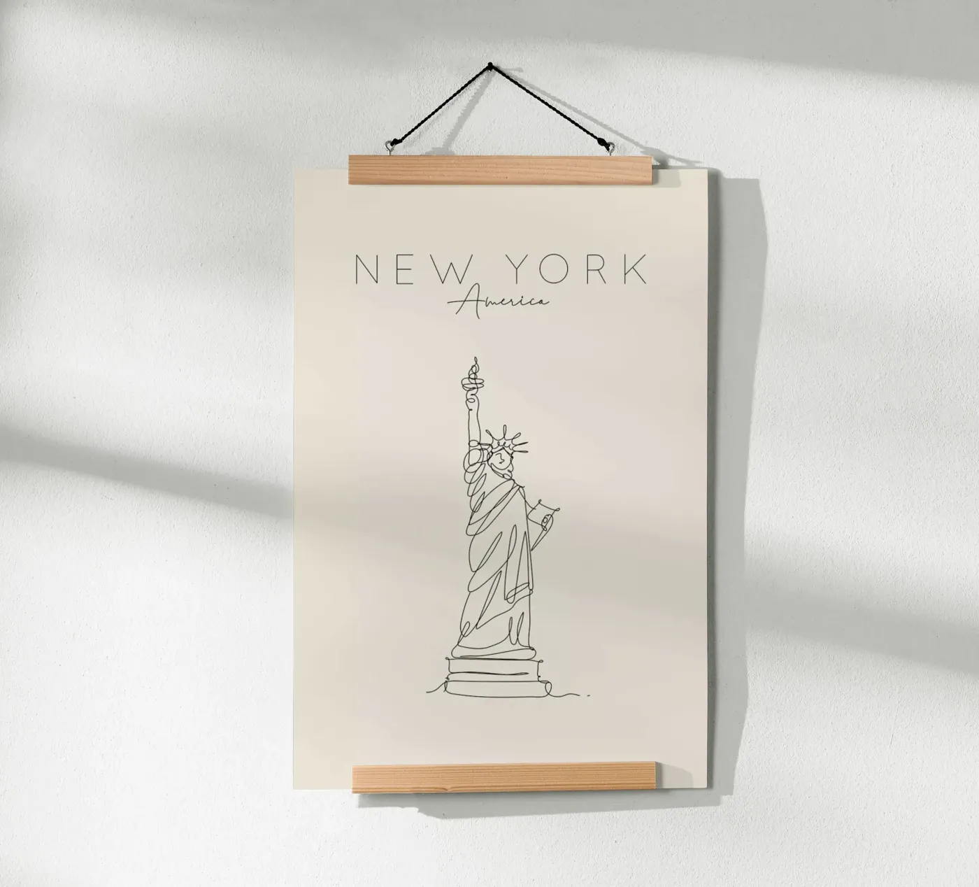 New York poster da The Cartography Collection